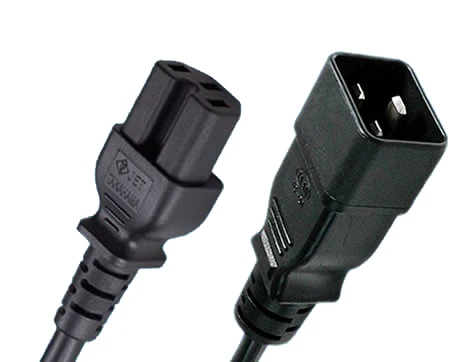 IEC 60320 C15 To C20 Power Cords Connector IEC 60320 C15 To C20 Power Cords Connector