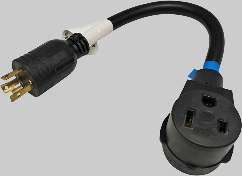 NEMA L5-30P To NEMA 6-50R Power Adapter Cord Sets NEMA L5-30P To NEMA 6-50R Power Adapter Cord Sets