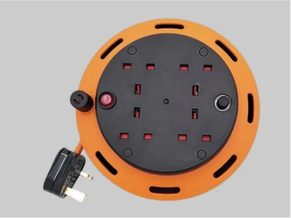 UK Cable Reel, 4 Electric Outlet Socket, 5m, 8m, 10m, With IndicatorLight, Thermal Cut-Out UK Cable Reel, 4 Electric Outlet Socket, 5m, 8m, 10m, With IndicatorLight, Thermal Cut-Out